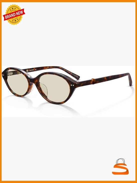 Retro Polarized Narrow Oval Sunglasses Geek Chic Trendy Unisex